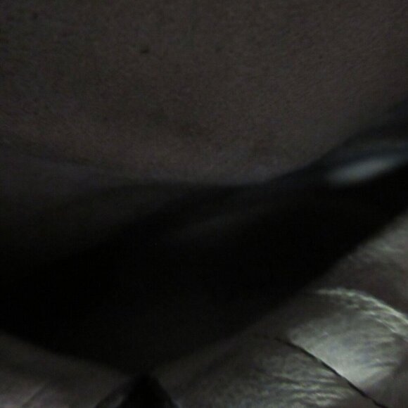 Michael Kors Leather Knee High Riding Tall Boots Women 7.5 Black Low Heels 1034 - Picture 11 of 15